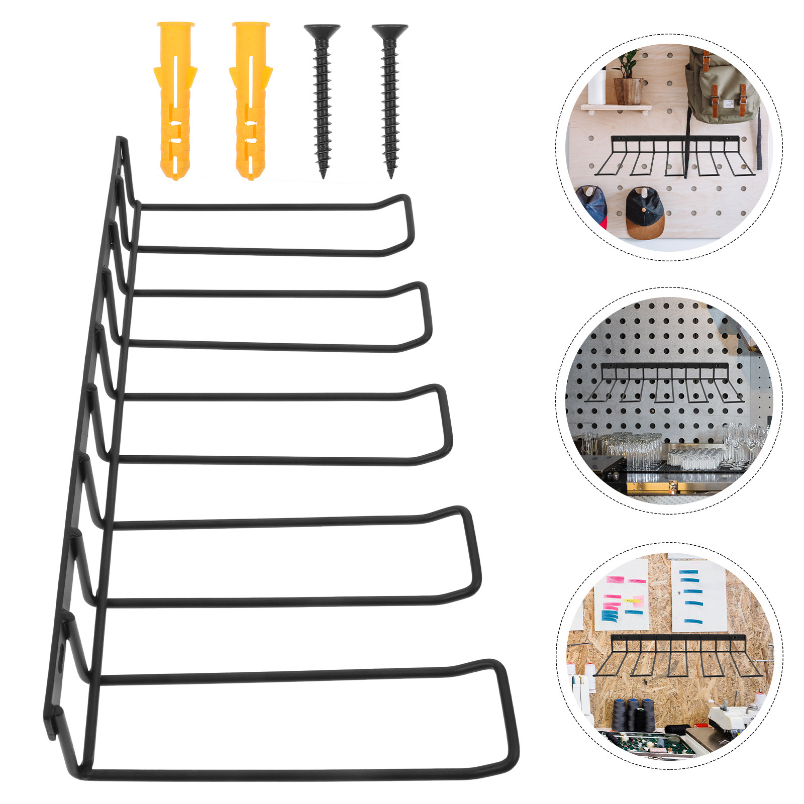 Power Tools Rack - 頑丈な壁掛け式電動工具収納ラック。電動ドリルの収納に最適。ガレージや作業場での工具整理に。