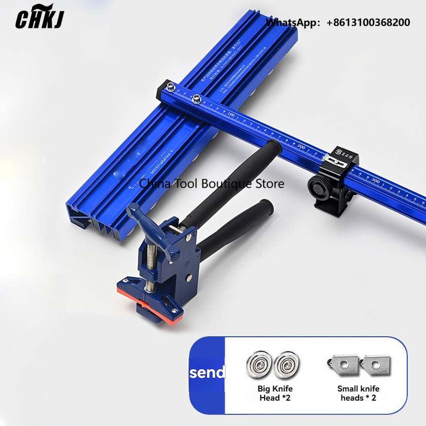 Tile Cutter Electric - 手動T字型セラミックタイルカッターブレードヘッドトラックプッシュブレード、床タイル切断・スライスツール用