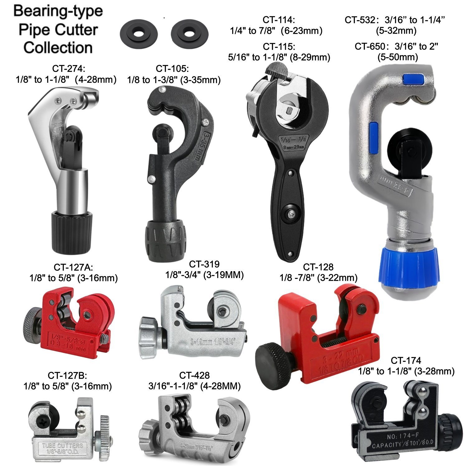ベアリング式パイプカッター ロータリー手動装置 PVCエアコ - Power Tools List のレビューと価格