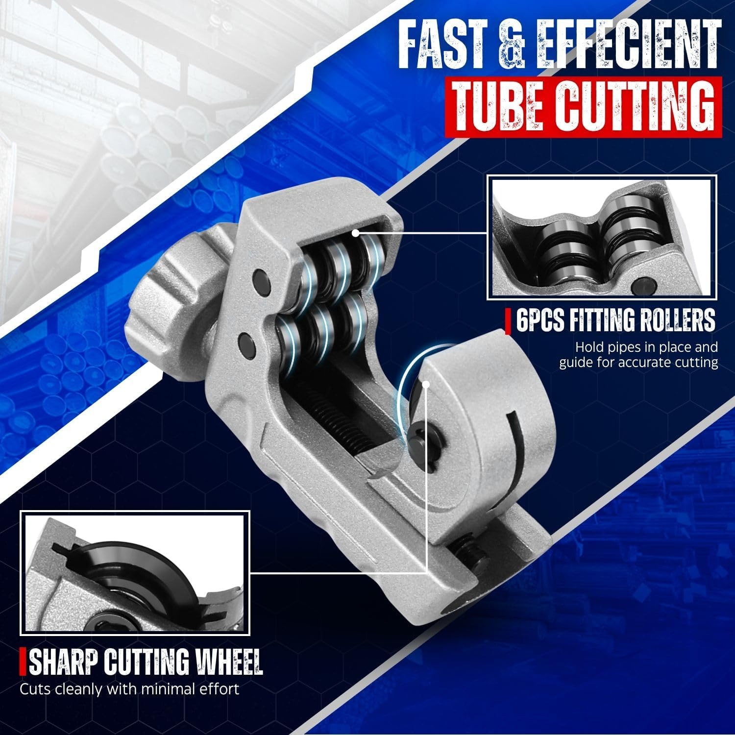 ベアリング式パイプカッター ロータリー手動装置 PVCエアコ - Power Tools List のレビューと価格