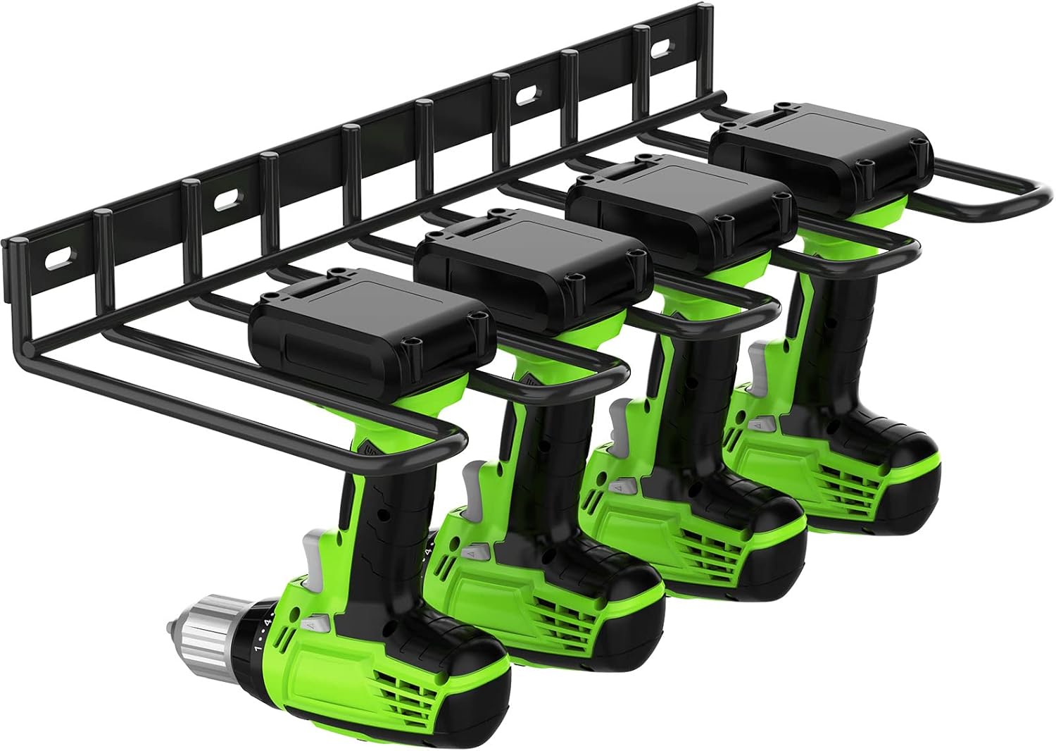 VKKM電動工具オーガナイザー 4スロット ドリルホルダー  - Power Tools Rack のレビューと価格