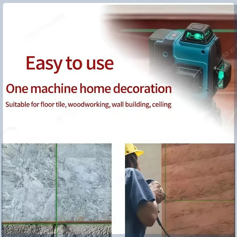 マキタ 3D-4D 16ライン高精度360°レベル器 °   - Power Tools Green のレビューと価格
