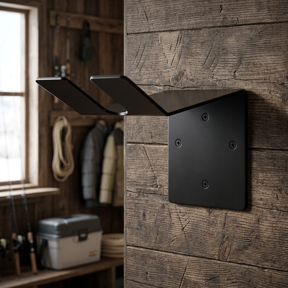 ステンレス製アイスオーガー収納ラック。壁掛け式で、電動ドリル - Power Tools Rack のレビューと価格