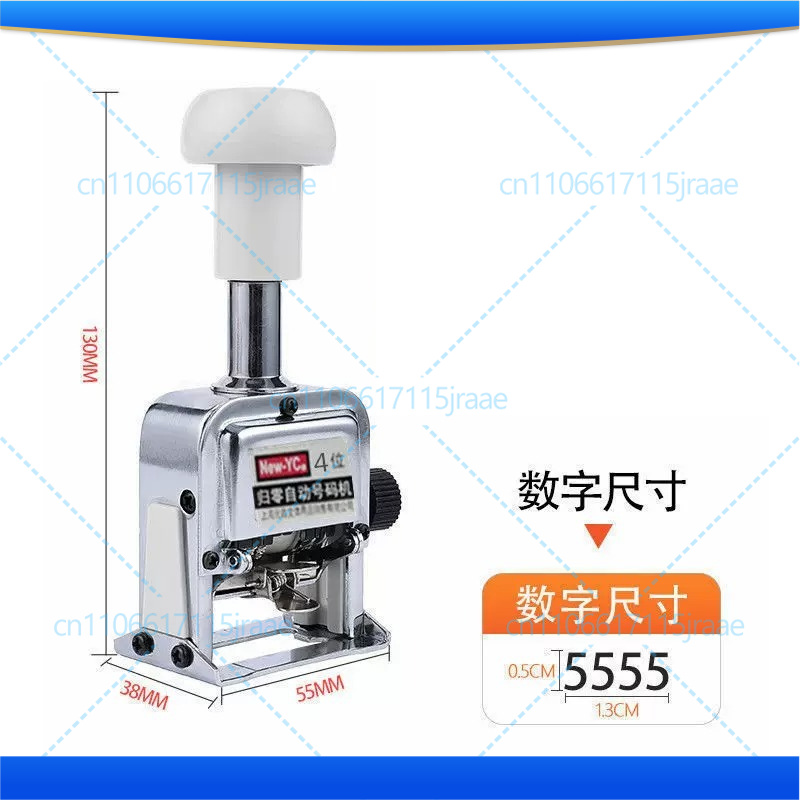 1個 自動ページナンバリングマシン 3-4-5-6桁 自動イ - Zero Power Tools のレビューと価格