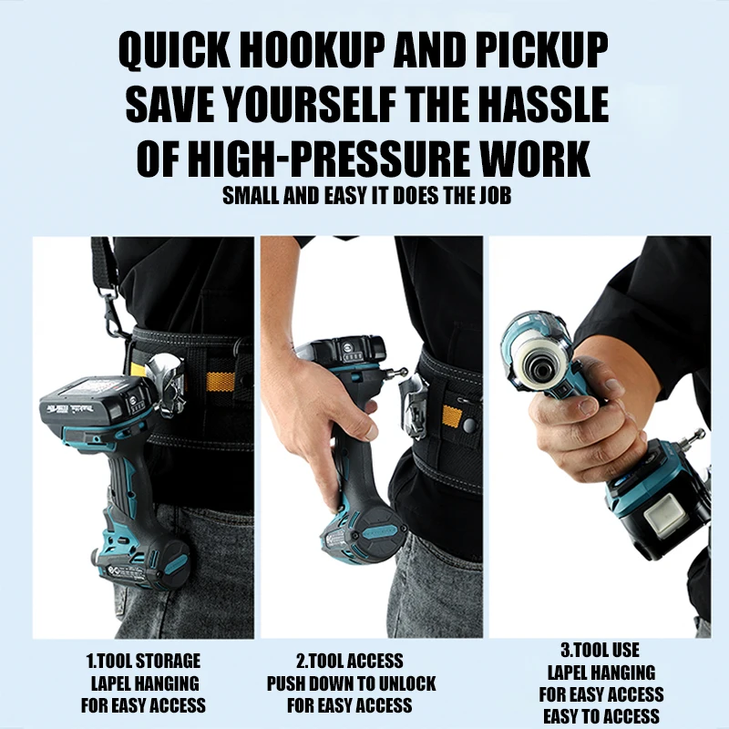 GODKIN アルミ製 ポータブル電動工具収納フックとクイッ - Power Tools Rack のレビューと価格