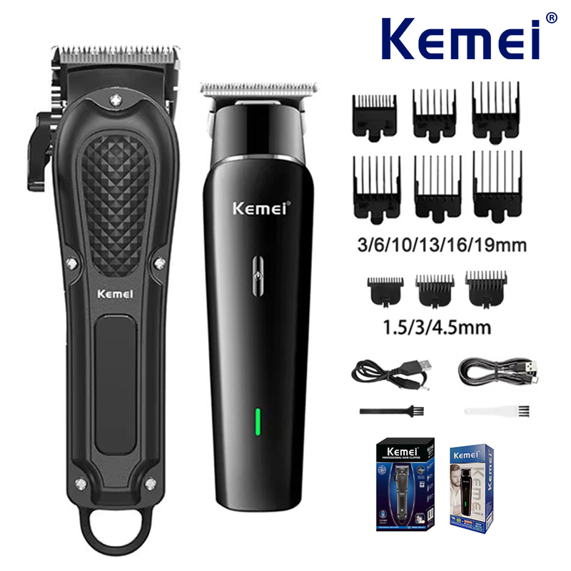 Kemei 電気バリカンセット UBS 充電式ひげトリマー男 - Power Tools List のレビューと価格