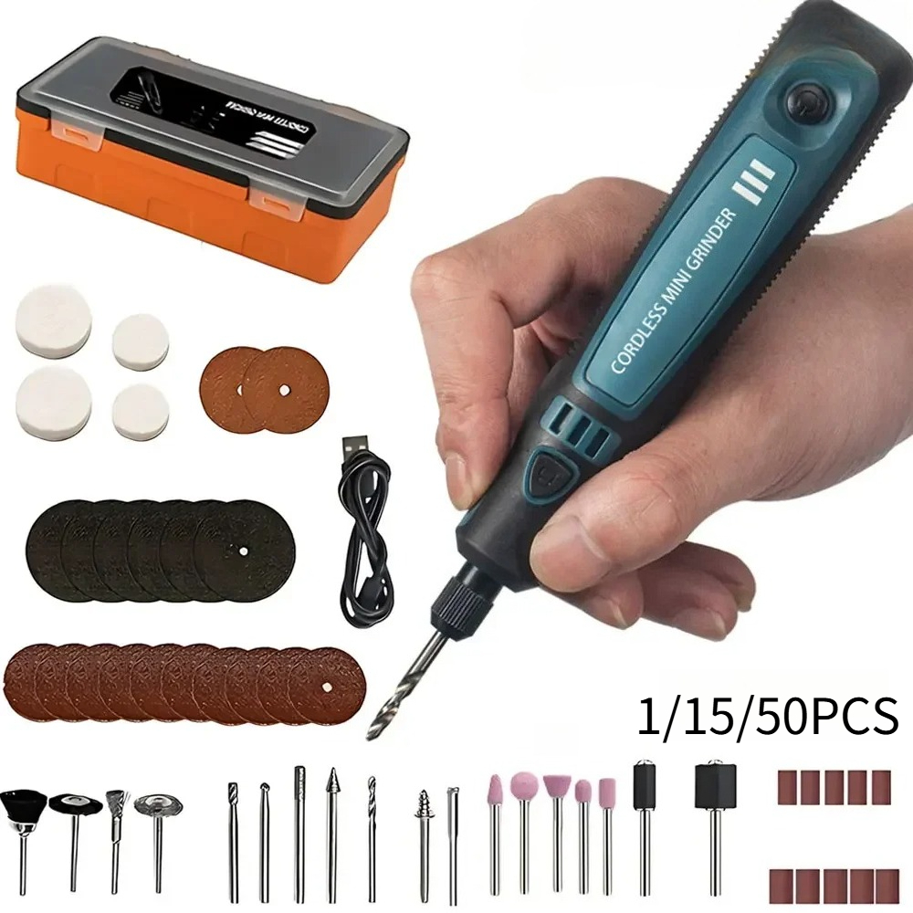 USBコードレス電動グラインダー ポータブル彫刻ツールセット - Power Tools List のレビューと価格