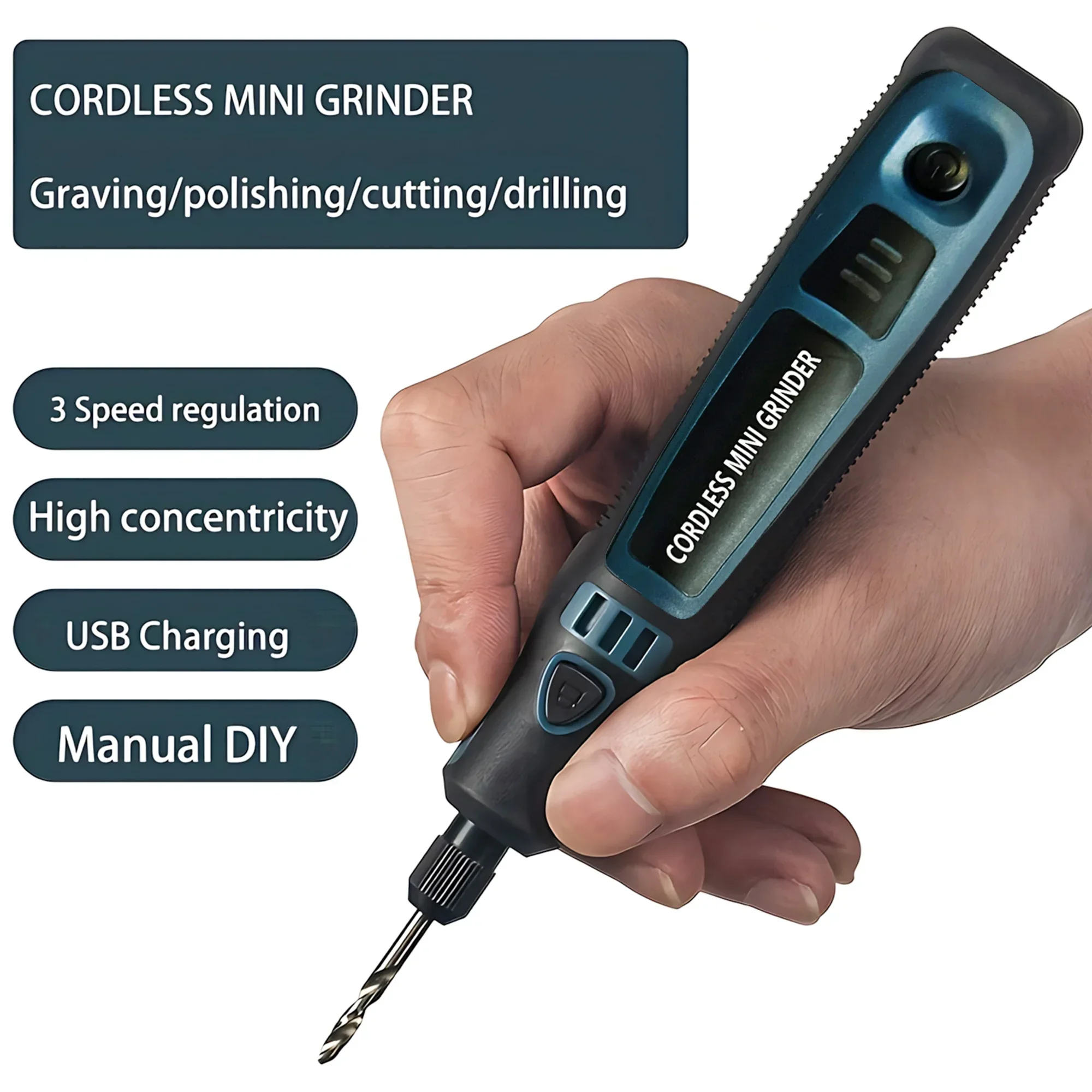 USBコードレス電動グラインダー ポータブル彫刻ツールセット - Power Tools List のレビューと価格