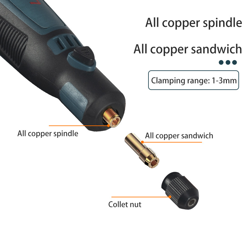 USBコードレス電動グラインダー ポータブル彫刻ツールセット - Power Tools List のレビューと価格