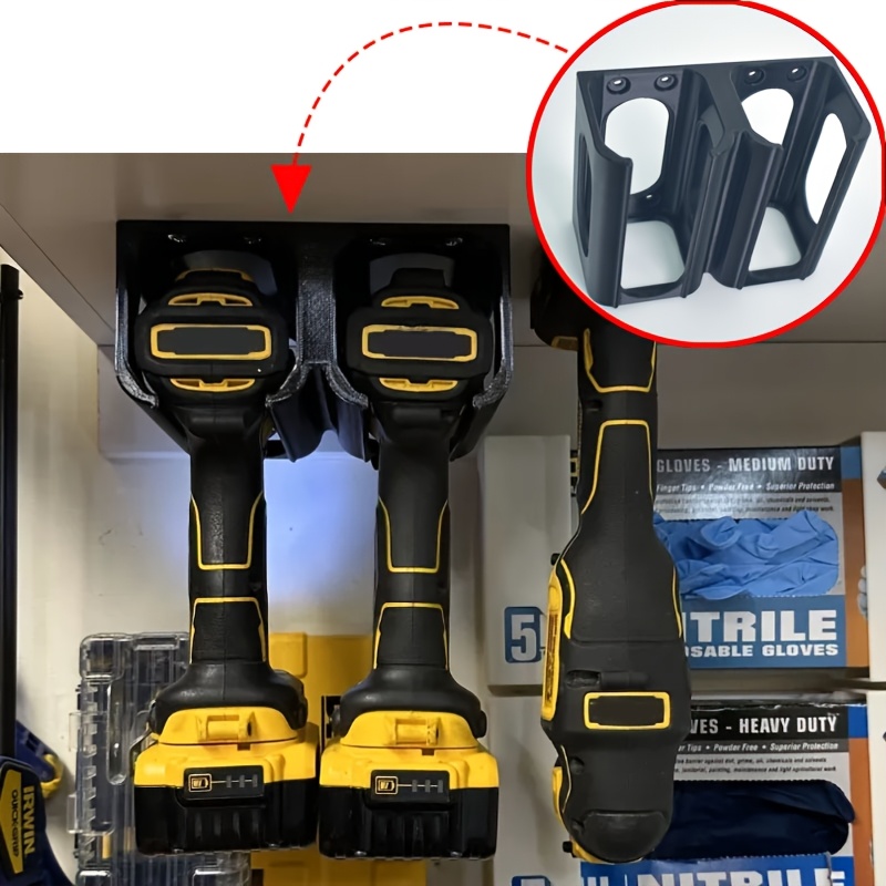 ツール収納ラック 壁掛け式電動工具オーガナイザー ガレージ/ - Power Tools Rack のレビューと価格