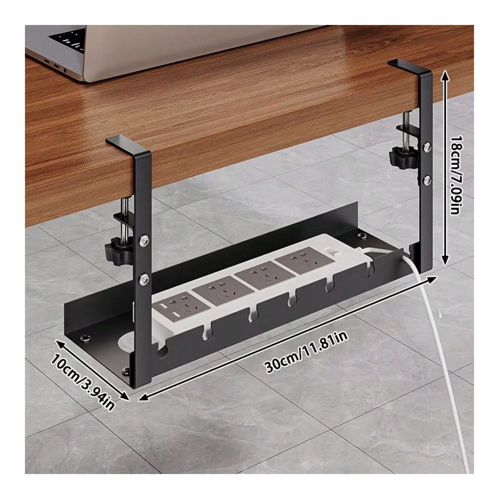 デスクトップケーブル管理トレイ、家庭用収納オーガナイザー、配 - Power Tools Rack のレビューと価格
