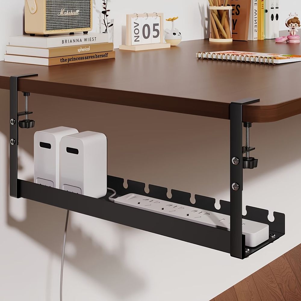 デスクトップケーブル管理トレイ、家庭用収納オーガナイザー、配 - Power Tools Rack のレビューと価格